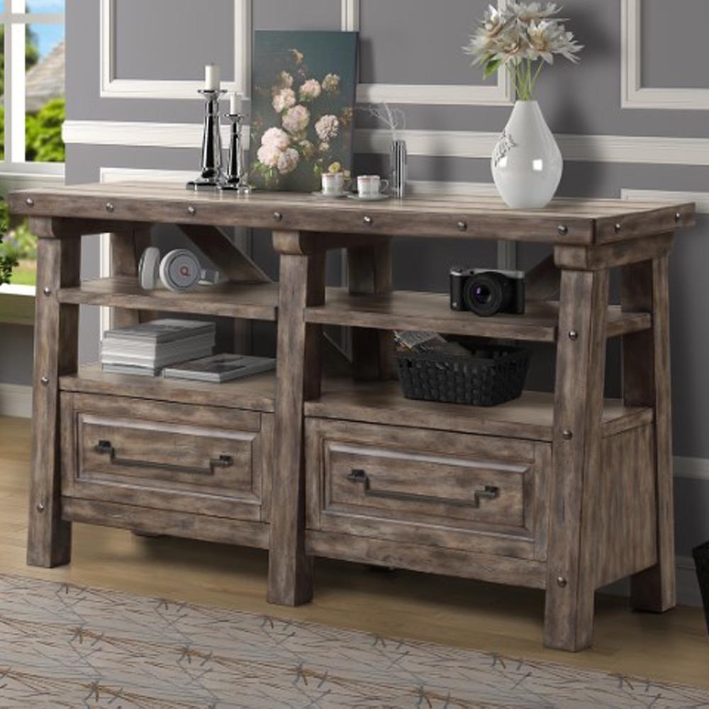 Parker House - Lodge Credenza in Siltstone - LOD390_CLOSEOUT veiw 1