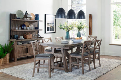 Parker House - Lodge Dining Dining Counter Height Table 86 in. x 42 in. to 110 in. (24 in Butterfly Leaf) - DLOD#86CH-2 view 3