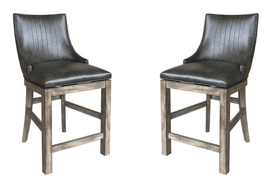 Parker House - Lodge Dining Swivel Counter Sling Chair (Set of 2) - DLOD#2526S-2 veiw 1