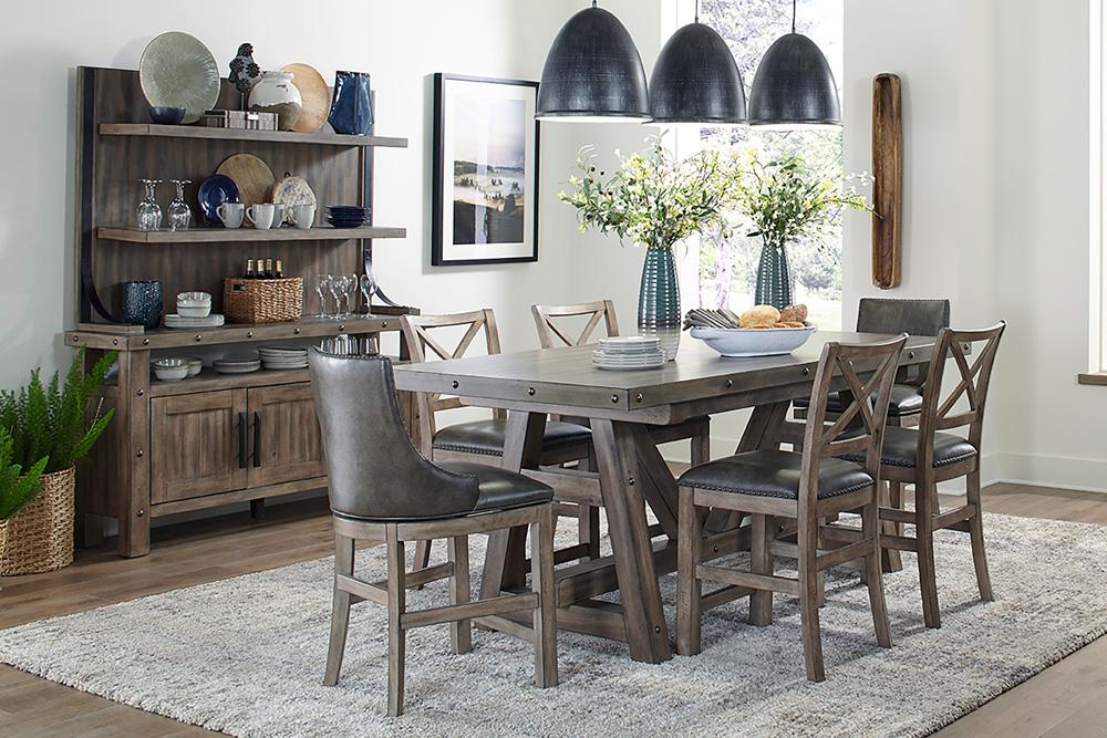 Parker House - Lodge Dining Swivel Counter Sling Chair (Set of 2) - DLOD#2526S-2 veiw 3