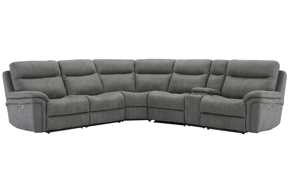 Parker House - Mason Carbon 6-Piece Sectional - Package A - MMA-PACKA(H)-CRB view 1
