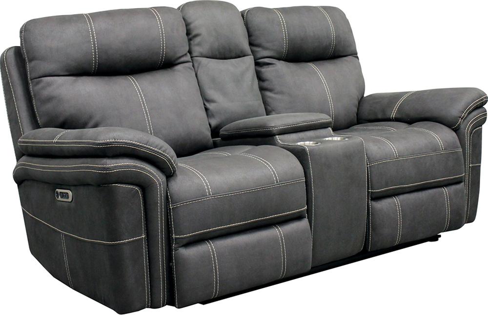 Parker House - Mason - Charcoal Power Reclining Sofa and Loveseat - MMA-32PH-CHA view 6