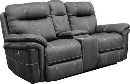 Parker House - Mason - Charcoal Power Reclining Sofa and Loveseat - MMA-32PH-CHA view 6