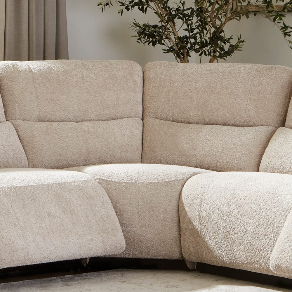 Parker House -  Modesto - Buttercream 6 Piece Modular Power Reclining Sectional with Power Adjustable Headrests - MMOD-PACKA(H)-BUCR view 3