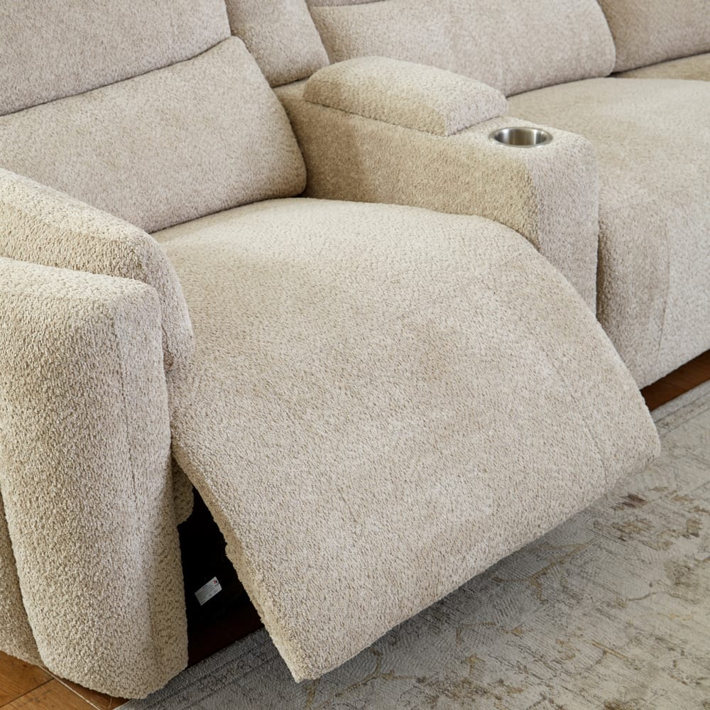 Parker House -  Modesto - Buttercream 7 Piece Modular Power Reclining Sectional with Power Adjustable Headrests - MMOD-PACKT7(H)-BUCR view 5
