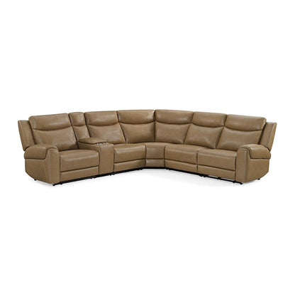 Parker House - Momentum - Cashew 6 Piece Modular Power Reclining Sectional with Power Adjustable Headrests - MMTM-PACKA(HZ)-HM-CSHW view 1