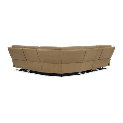 Parker House - Momentum - Cashew 6 Piece Modular Power Reclining Sectional with Power Adjustable Headrests - MMTM-PACKA(HZ)-HM-CSHW view 8