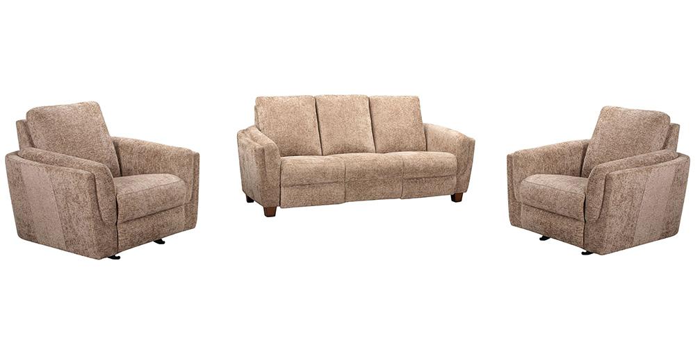 Parker House - Morehead - Biscotti Power Reclining Sofa and 2 Recliners - MMHD-311P-BISC_CLOSEOUT view 2
