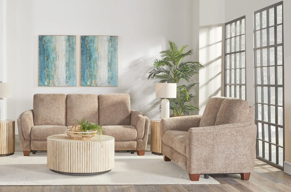 Parker House - Morehead - Biscotti Power Reclining Sofa and Loveseat - MMHD-32P-BISC view 10