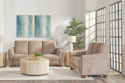 Parker House - Morehead - Biscotti Power Reclining Sofa and Loveseat - MMHD-32P-BISC view 10