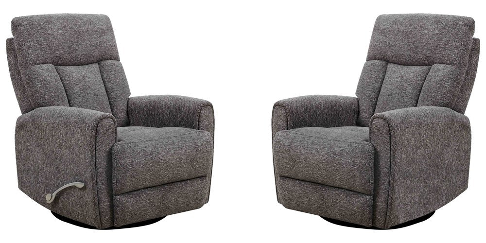 Parker House - Natalia - Nightfall Manual Swivel Glider Recliner (Set of 2) - Nightfall - MNAT-KIT-812GS-2-NTFL view 2