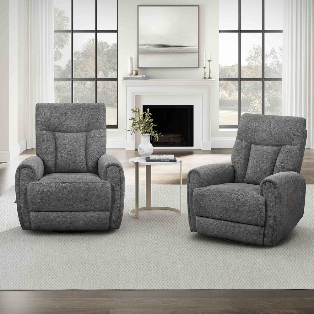 Parker House - Natalia - Nightfall Manual Swivel Glider Recliner (Set of 2) - Nightfall - MNAT-KIT-812GS-2-NTFL view 3