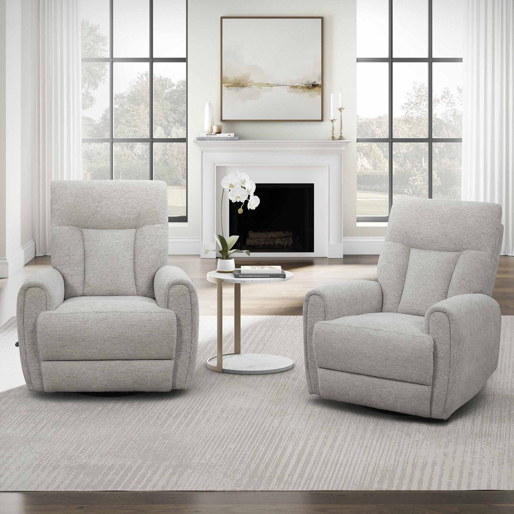 Parker House - Natalia - Thunderstorm Manual Swivel Glider Recliner (Set of 2) - Thunderstorm - MNAT-KIT-812GS-2-THSM view 1