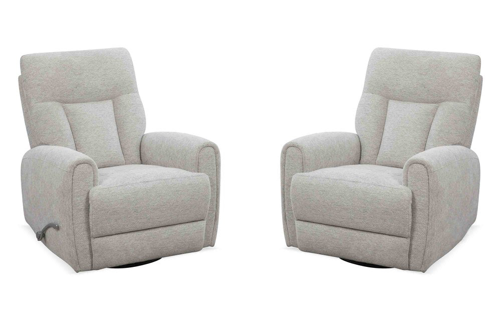 Parker House - Natalia - Thunderstorm Manual Swivel Glider Recliner (Set of 2) - Thunderstorm - MNAT-KIT-812GS-2-THSM view 2