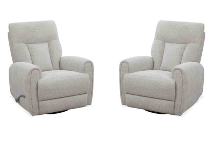 Parker House - Natalia - Thunderstorm Manual Swivel Glider Recliner (Set of 2) - Thunderstorm - MNAT-KIT-812GS-2-THSM view 2