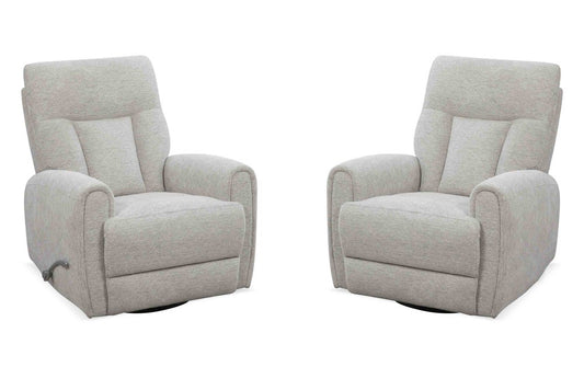 Parker House - Natalia - Thunderstorm Manual Swivel Glider Recliner (Set of 2) - Thunderstorm - MNAT-KIT-812GS-2-THSM view 2