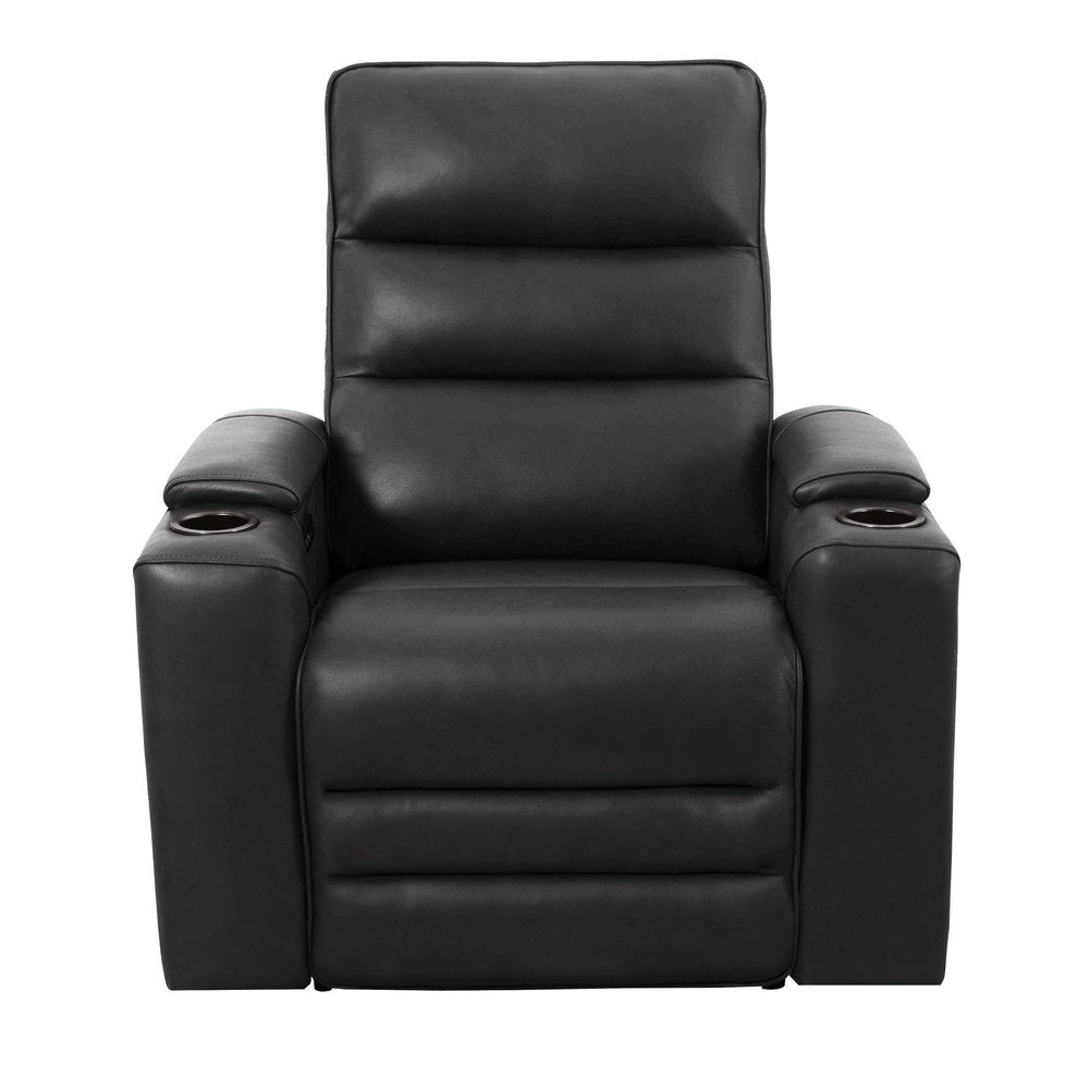 Parker House - Nexus - Autumn Black Zero Gravity Power Recliner P3 (Set of 2) - Autumn Black - MNEX-KIT-812PHLZ-2-ATBK view 4