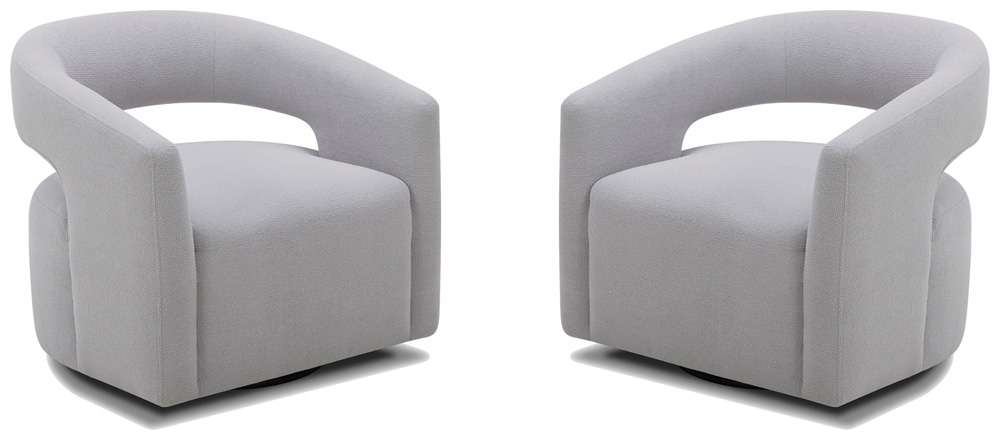 Parker House -  Orbit - Dame Dove Open Back Accent Chair (Set of 2) - SORB#912-2-DMDV view 1