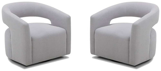 Parker House -  Orbit - Dame Dove Open Back Accent Chair (Set of 2) - SORB#912-2-DMDV view 1