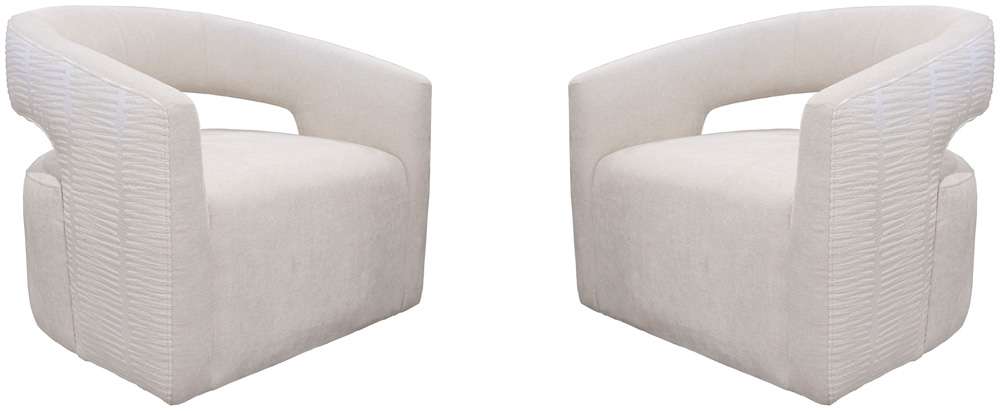 Parker House -  Orbit - Elise Natural Open Back Accent Chair (Set of 2) - SORB#912-2-ELNT veiw 1