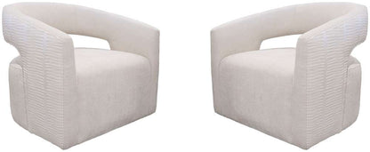 Parker House -  Orbit - Elise Natural Open Back Accent Chair (Set of 2) - SORB#912-2-ELNT veiw 1