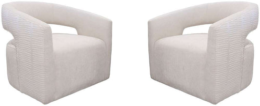 Parker House -  Orbit - Elise Natural Open Back Accent Chair (Set of 2) - SORB#912-2-ELNT veiw 1
