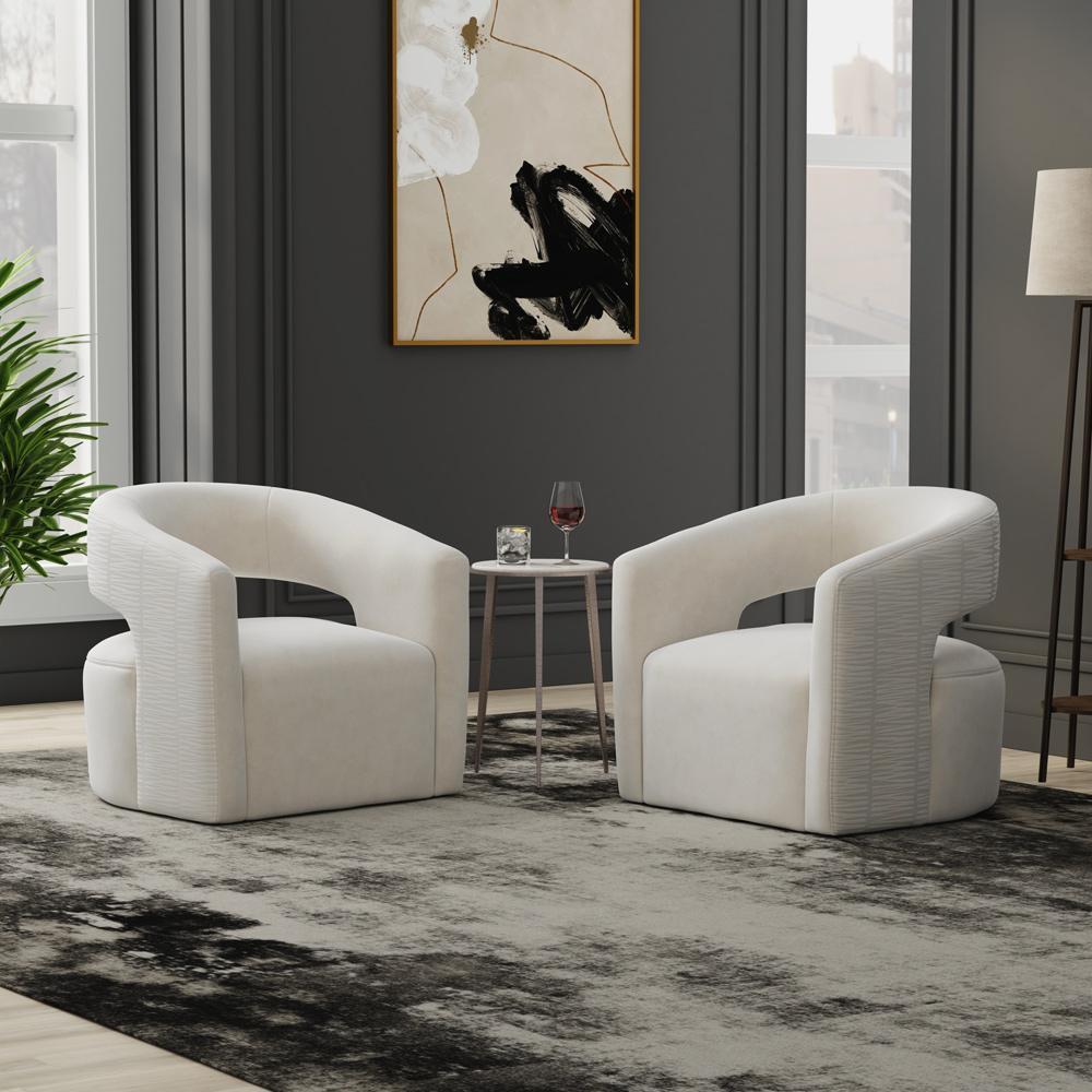 Parker House -  Orbit - Elise Natural Open Back Accent Chair (Set of 2) - SORB#912-2-ELNT view 5