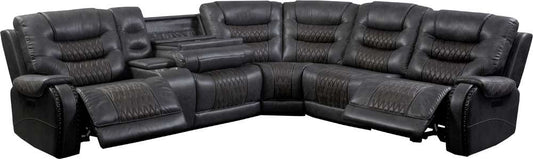 Parker House - Outlaw - Stallion 6 Piece Modular Power Sectional with Drop Down Table and Power Adjustable Headrests - MOUT-PACKT(H)-STA veiw 2