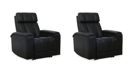 Parker House - Phoenix - Autumn Black Zero Gravity Power Recliner with Immersive Audio P3 (Set of 2) - Black - MPHX-KIT-812P3ZIA-2-ATBK view 1