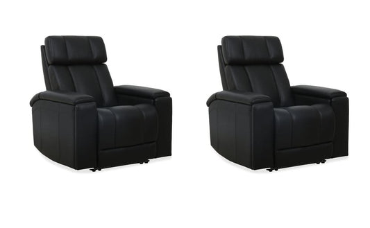 Parker House - Phoenix - Autumn Black Zero Gravity Power Recliner with Immersive Audio P3 (Set of 2) - Black - MPHX-KIT-812P3ZIA-2-ATBK view 1