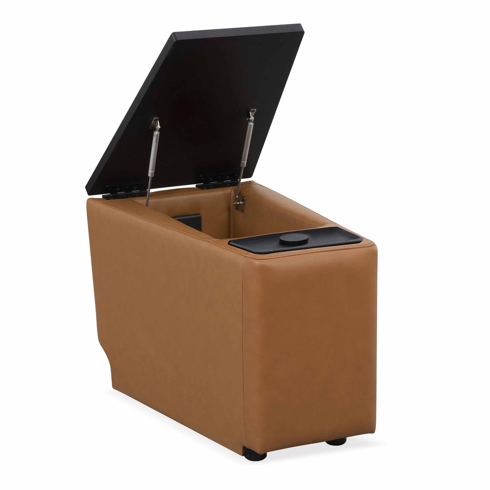 Parker House - Phoenix - Autumn Caramel Zero Gravity Power 2 Seat Home Theater Seating with Wedge and Immersive Audio - Autumn Caramel - MPHX-KIT-812P3ZIA-3W-ATCA view 9