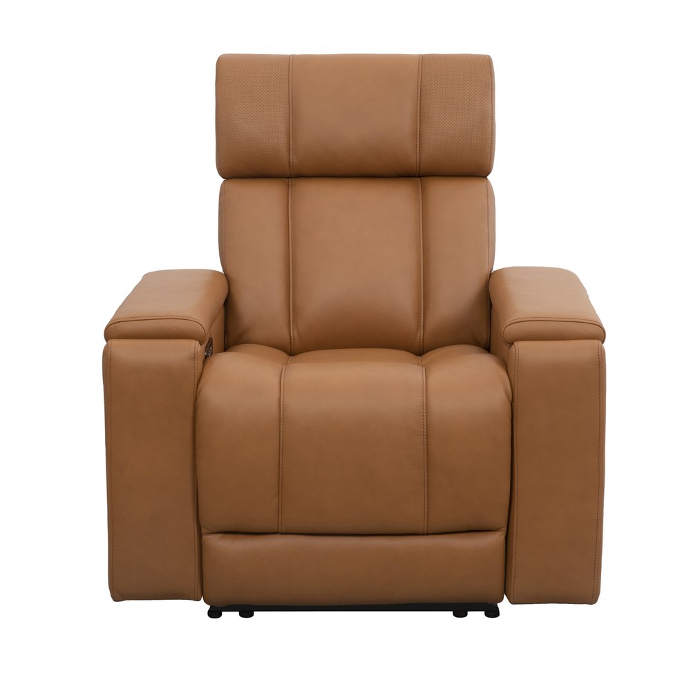 Parker House - Phoenix - Autumn Caramel Zero Gravity Power 3 Seat Home Theater Seating with Immersive Audio P3 - Autumn Caramel - MPHX-KIT-812P3ZIA-3-ATCA view 4