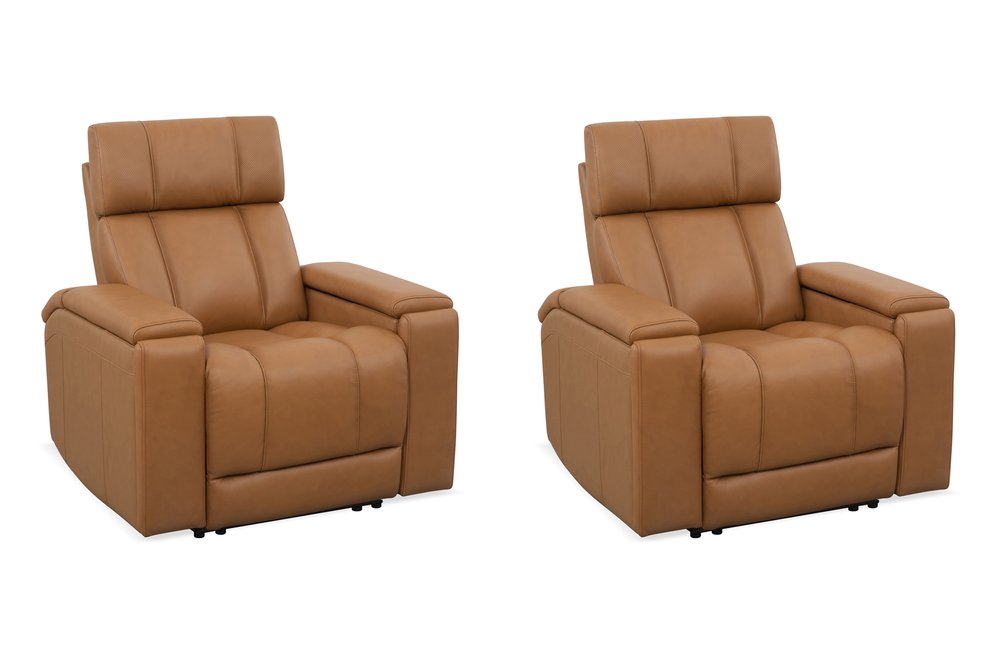 Parker House - Phoenix - Autumn Caramel Zero Gravity Power Recliner with Immersive Audio P3 (Set of 2) - Brown - MPHX-KIT-812P3ZIA-2-ATCA view 1