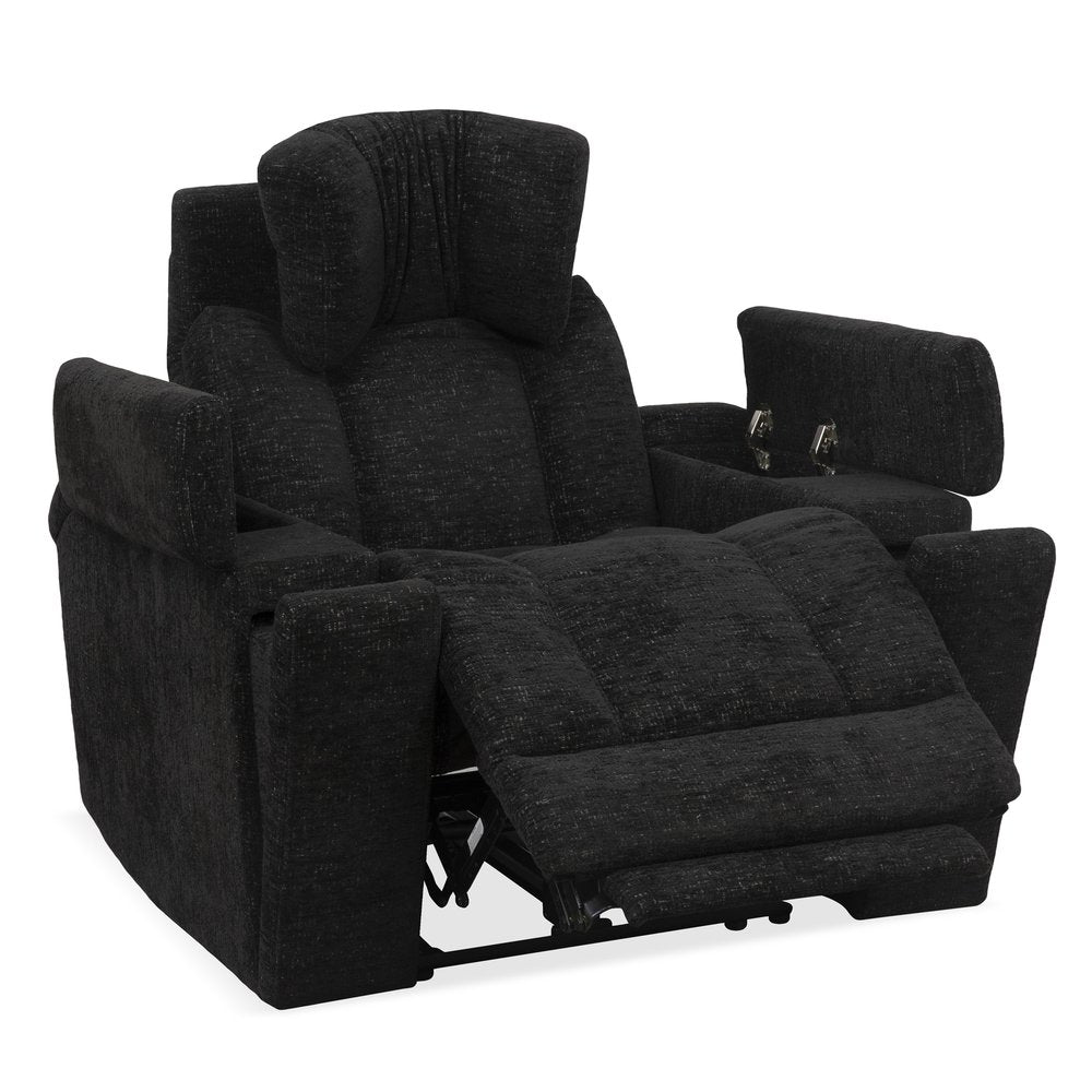 Parker House - Phoenix - Cabot Ebony Zero Gravity Power Recliner with Immersive Audio P3 - Black - MPHX-812P3ZIA-CAEB view 2