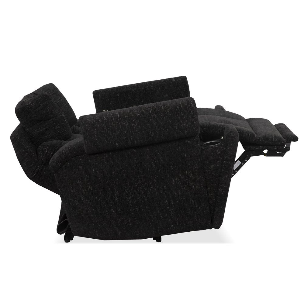 Parker House - Phoenix - Cabot Ebony Zero Gravity Power Recliner with Immersive Audio P3 - Black - MPHX-812P3ZIA-CAEB view 5