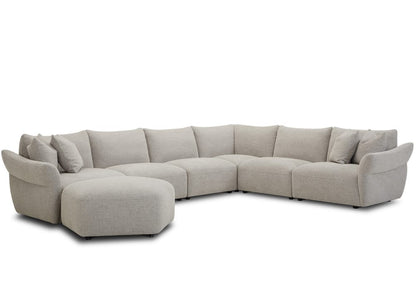Parker House - Playful - Canes Cobblestone 6pc Sectional Package A - SPLA-PACK6A-CNCB view 4