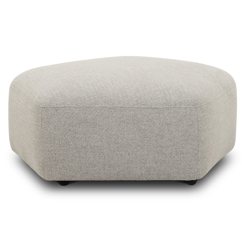 Parker House - Playful - Canes Cobblestone Ottoman with casters - SPLA#900-CNCB view 2