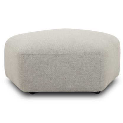 Parker House - Playful - Canes Cobblestone Ottoman with casters - SPLA#900-CNCB view 2