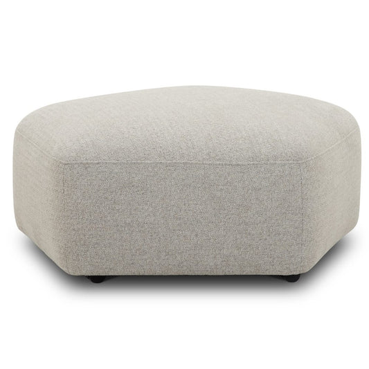 Parker House - Playful - Canes Cobblestone Ottoman with casters - SPLA#900-CNCB view 2