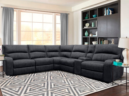 Parker House - Polaris 6-Piece Sectional in Slate - MPOL-PACKA(H)-SLA view 1