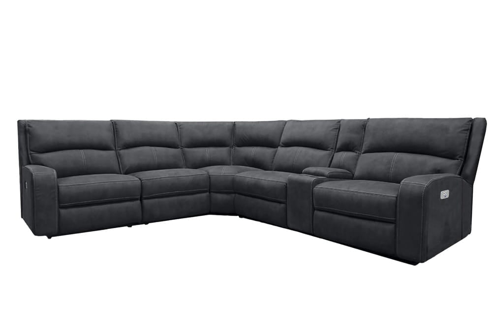 Parker House - Polaris 6-Piece Sectional in Slate - MPOL-PACKA(H)-SLA view 3
