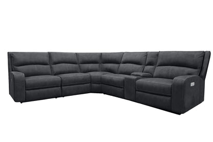 Parker House - Polaris 6-Piece Sectional in Slate - MPOL-PACKA(H)-SLA view 3