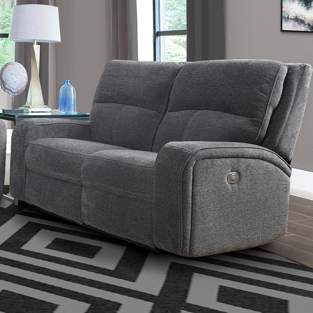 Parker House - Polaris - Bizmark Grey Power Reclining Sofa and Loveseat - MPOL-32PH-BIG view 4