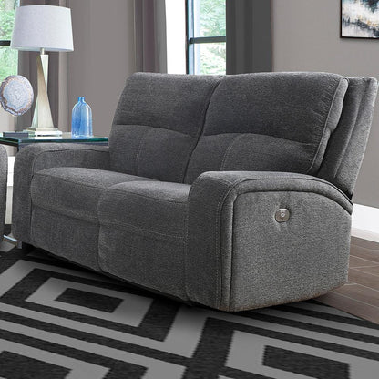 Parker House - Polaris - Bizmark Grey Power Reclining Sofa and Loveseat - MPOL-32PH-BIG view 4