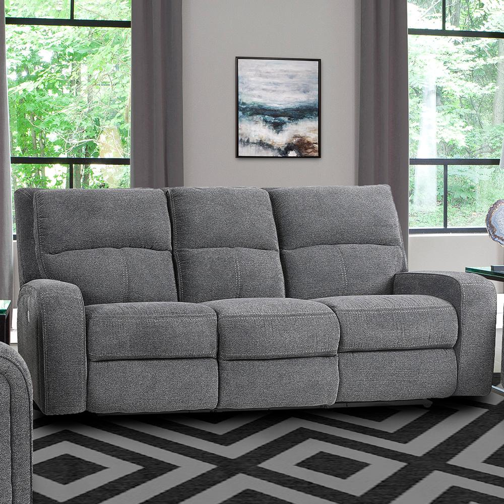 Parker House - Polaris - Bizmark Grey Power Reclining Sofa and Two Recliners - MPOL-311PH-BIG view 2