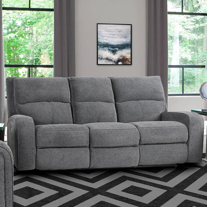 Parker House - Polaris - Bizmark Grey Power Reclining Sofa and Two Recliners - MPOL-311PH-BIG view 2