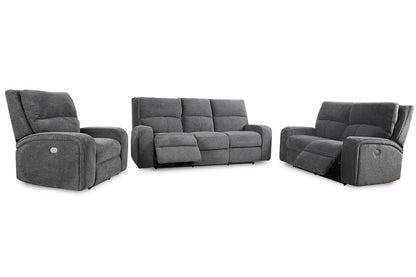 Parker House - Polaris - Bizmark Grey Power Reclining Sofa Loveseat and Recliner - MPOL-321PH-BIG view 1