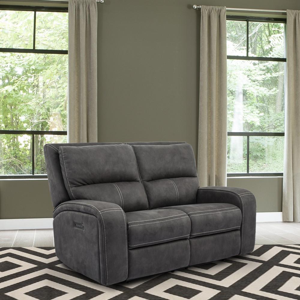 Parker House - Polaris Power Loveseat in Slate - MPOL822PH-SLA view 1