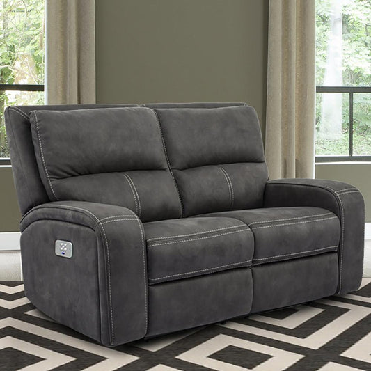 Parker House - Polaris Power Loveseat in Slate - MPOL822PH-SLA view 2
