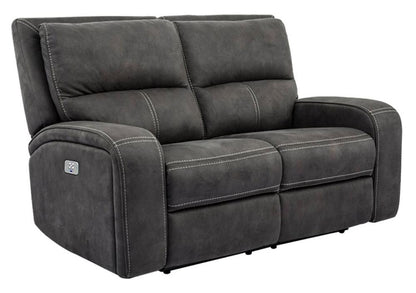 Parker House - Polaris Power Loveseat in Slate - MPOL822PH-SLA view 3